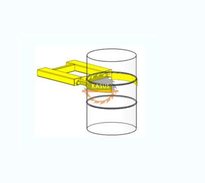 захват для бочек на вилочный погрузчик