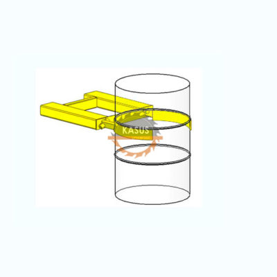 захват для бочек на вилочный погрузчик