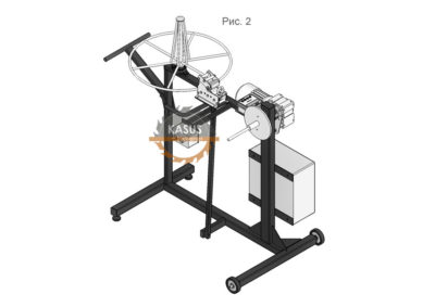 Станок для перемотки кабеля и провода