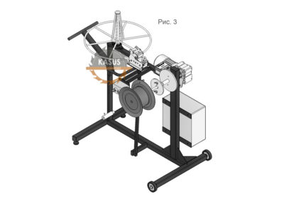 Станок для перемотки кабеля и провода