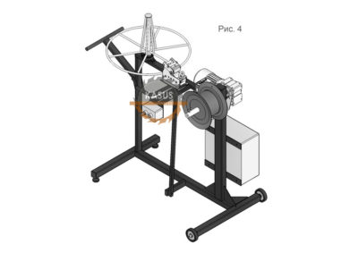 Станок для перемотки кабеля и провода
