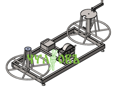 Станок для перемотки бухт кабеля